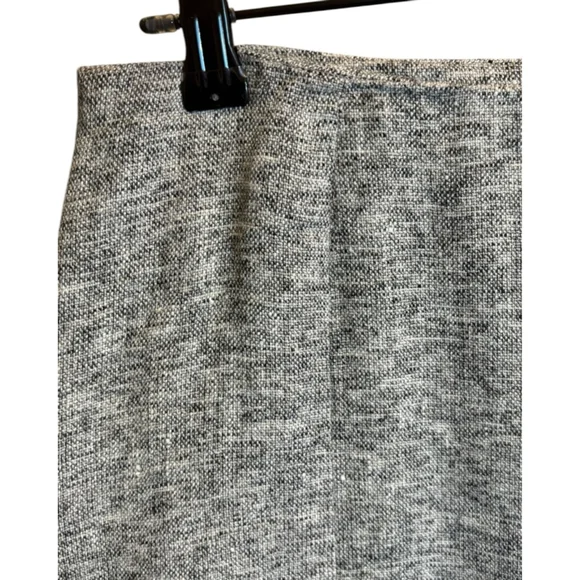 Canadian Designer 100% Linen Skirt, 10, Slow Fashion Minimalist Ruffle - Picture 13 of 16